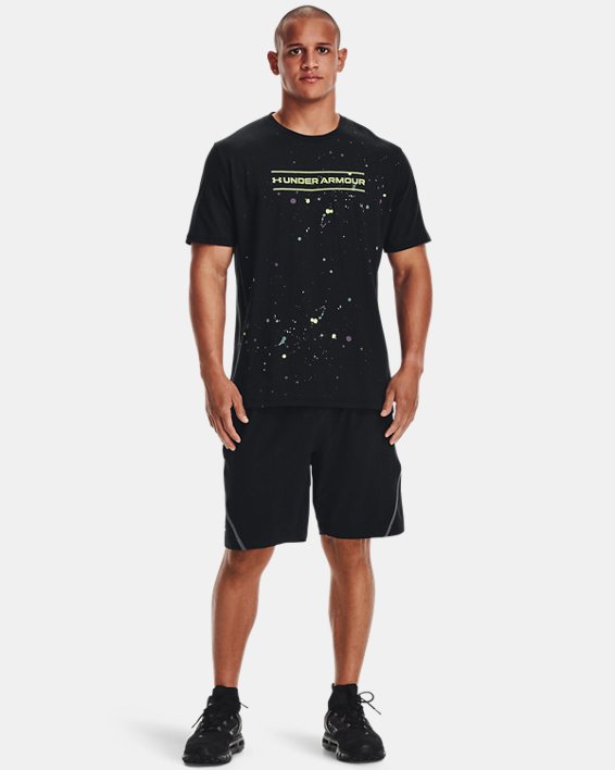 男士UA Splash短袖T恤, Black, pdpMainDesktop image number 2